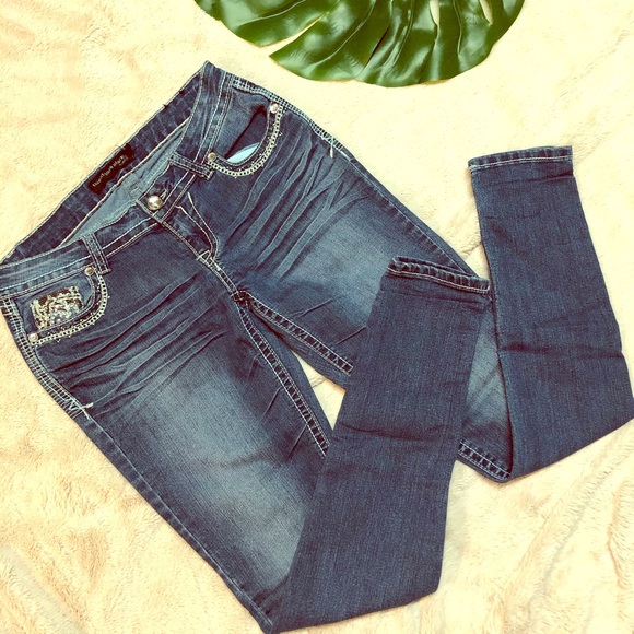 Twentyoneblack Stretch Skinny Cut Jegging Size 5/6 - Picture 1 of 6